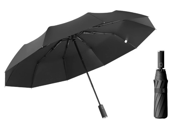 Umbrela telescopica automata NEAGRA impermeabila protective UV
